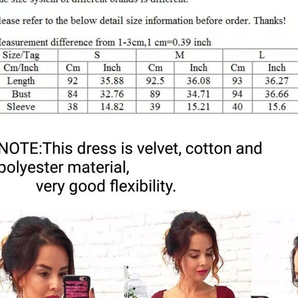 Sexy dark red zip up dress - Picture 5 of 5